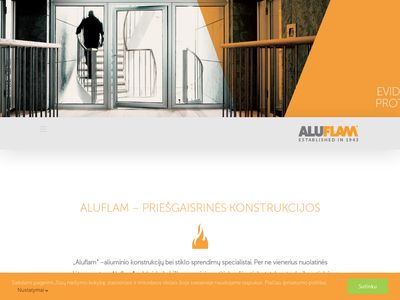 ALUFLAM evident fireprotection  www.aluflam.lt