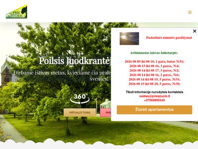 Kambarių, apartamentų nuoma | Poilsis Juodkrantėje, Neringoje