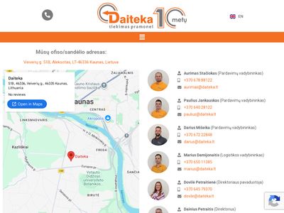 UAB „Daiteka“  www.daiteka.lt