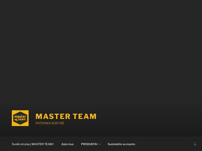 ==Maestro Team==  www.maestroteam.eu