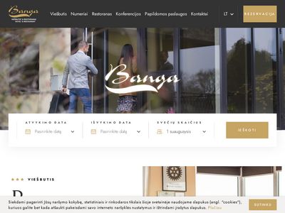 Viešbutis – Restoranas Banga – Pagrindinis  www.banga.tvk.lt