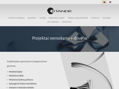 UAB Standė – Metaliniai laiptai, turėklai, balkonai, tvoros, vartai