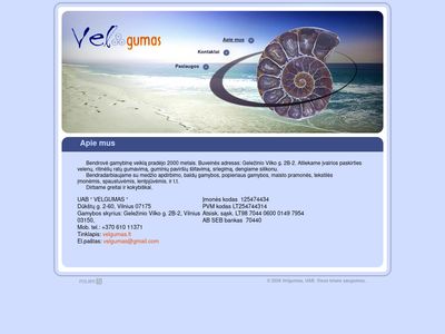 Velgumas, UAB &raquo; Apie mus  www.velgumas.lt