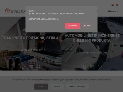 Evelkas – autostiklų centras –   www.evelkas.lt
