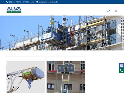 Produktai  www.alvatechnika.lt