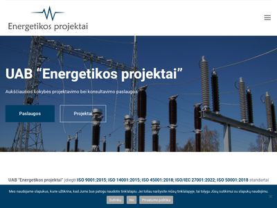 Energetikos projektai  www.enpro.lt