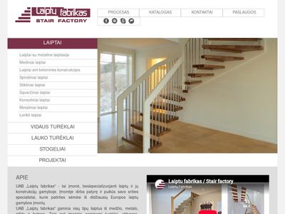 Laiptų gamyba | Laiptų turėklai | Laiptų fabrikas