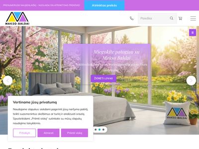 Baldai Internetu | Jūsų Namams ir Biurui  makso-baldai.lt