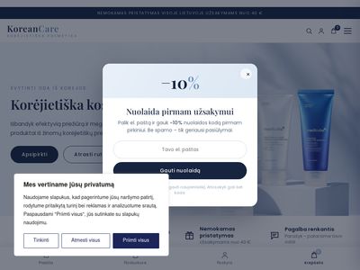 Korėjietiška kosmetika tavo odai – KoreanCare.lt