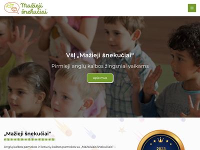 Mažieji šnekučiai –   www.maziejisnekuciai.lt