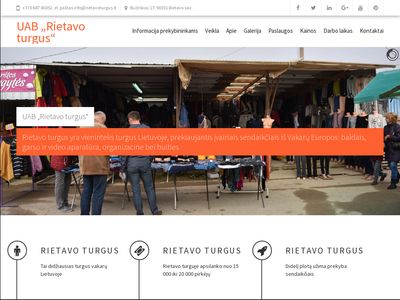 UAB "RIETAVO TURGUS"  www.rietavoturgus.lt