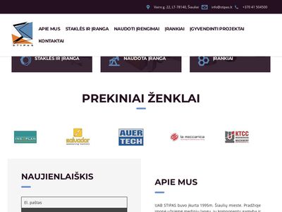 APIE MUS  www.stipas.lt
