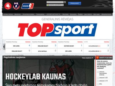 Lithuania always h`ockey!  www.hockey.lt
