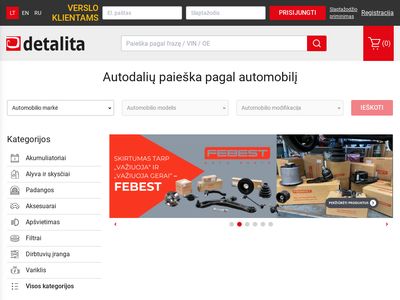 UAB „DETALITA”    Autoservisas | Detalės | Radiatoriai | Akcijos