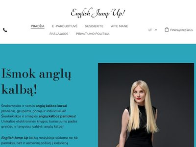 Anglų kalbos kursai internetu | English Jump Up  englishjumpup.com