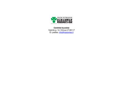 Industrijos garantas draudimas  www.igarantas.lt