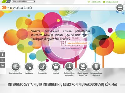 Internetinių svetainių elektroninių parduotuvių puslapių kūrimas
