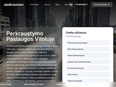 Jaukraunam – Profesionalios Perkraustymo Paslaugos Lietuvoje