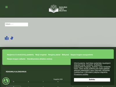 Titulinis – Radviliškio rajono viešoji biblioteka