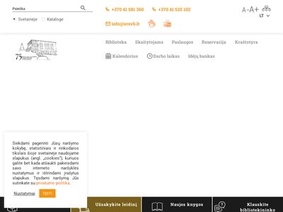 Šiaulių rajono savivaldybės viešoji biblioteka  srsvb.lt