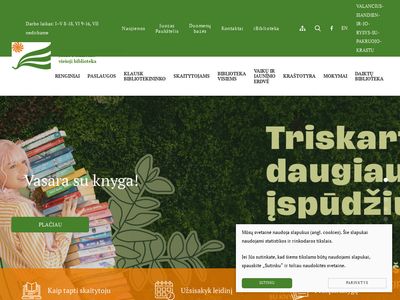 Pradžia – Pakruojo rajono savivaldybės Juozo Paukštelio viešoji