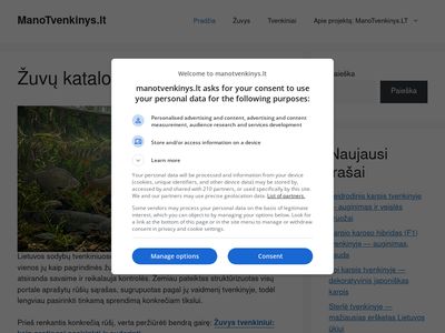 Tvenkinių žuvinimas, žuvų auginimas ir priežiūra: ManoTvenkinys.