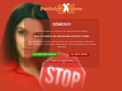 DĖMESIO!              www.pazintysxxx.lt