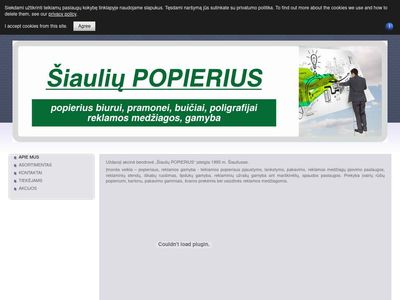 ŠIAULIŲ POPIERIUS – ABOUT US  www.popieriusplius.lt