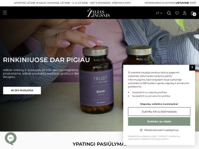 Žalias Žingsnis – Produktai sveikai gyvensenai  www.zaliaszingsnis.