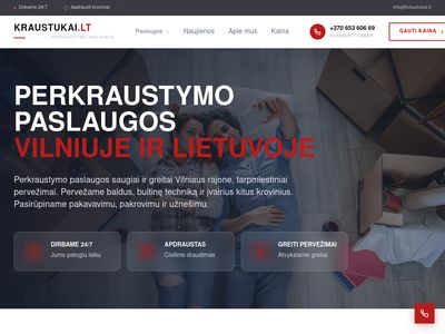 Perkraustymo paslaugos Vilniuje.Kraustukai | Perkraustymo