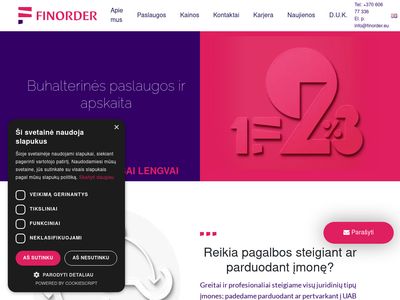 Finansų apskaitos ir teisės paslaugos verslui | Finorder