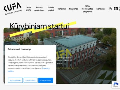Titulinis – kulturosfabrikas.lt  kulturosfabrikas.lt
