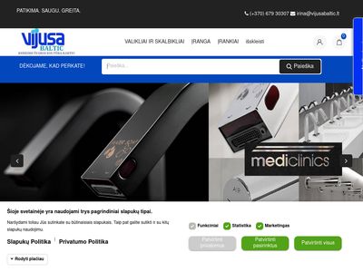 Aukštos kokybės buitinė chemija, švaros prekės