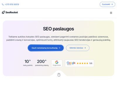 Profesionalios SEO paslaugos – SEO optimizacija – SeoRocket.lt