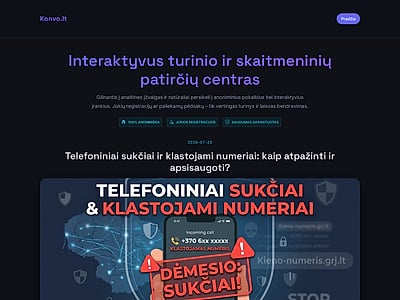 Konvo.lt – Įtraukimo ir Veiksmo Centras  konvo.lt