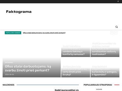 Faktograma: Patikima Informacija, Naujienos ir sveikatos patarimai