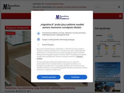 Mūsų Ignalina – Ignalinos rajono laikraštis  www.mignalina.lt