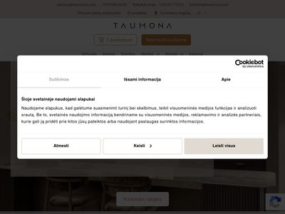 Baldų gamyba, projektavimas: virtuvės, vonios – Taumona