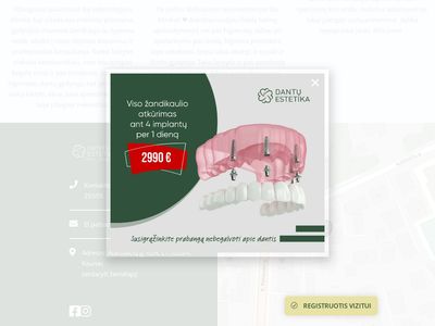 Burnos higienistų, odontologų, implantologų ir dantų technikų