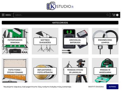 KStudio.lt – Fototechnika ir foto priedai  www.kstudio.lt