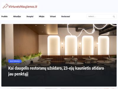 Pradinis – VirtuvesNaujienos.lt  www.virtuvesnaujienos.lt