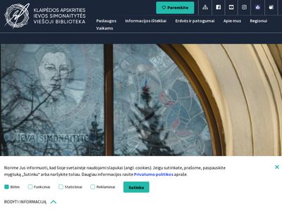 Titulinis – Klaipėdos apskrities viešoji I. Simonaitytės biblioteka