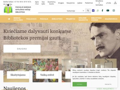 Titulinis – Pasvalio Mariaus Katiliškio viešoji biblioteka