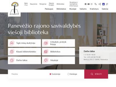 Biblioteka – Panevėžio rajono savivaldybės viešoji biblioteka