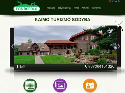 Sodyba Panevezyje  www.pasrapola.lt