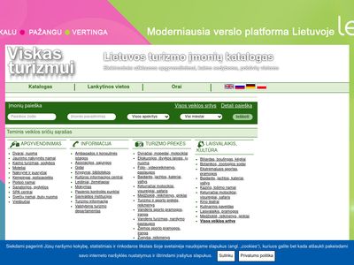 Lietuvos turizmo įmonių katalogas  www.viskasturizmui.lt