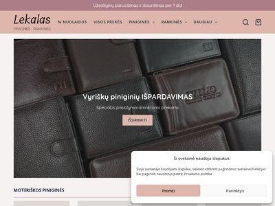 Piniginės, rankinės, rankų darbo galanterija | Lekalas