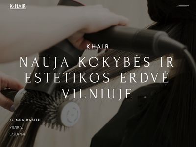 Kair.lt – Plaukų kirpimas, plaukų dažymas, plaukų procedūros