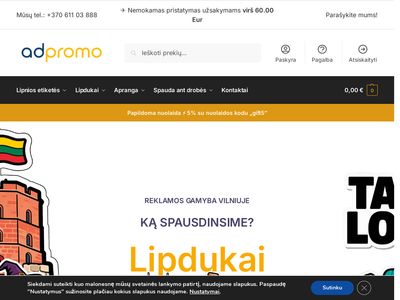 Reklamos gamyba – Jūsų idėjos virsta gaminiu!  adpromo.lt