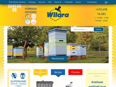 Pagrindinis meniu &raquo; Naujienos – Wilara – bitininkystės